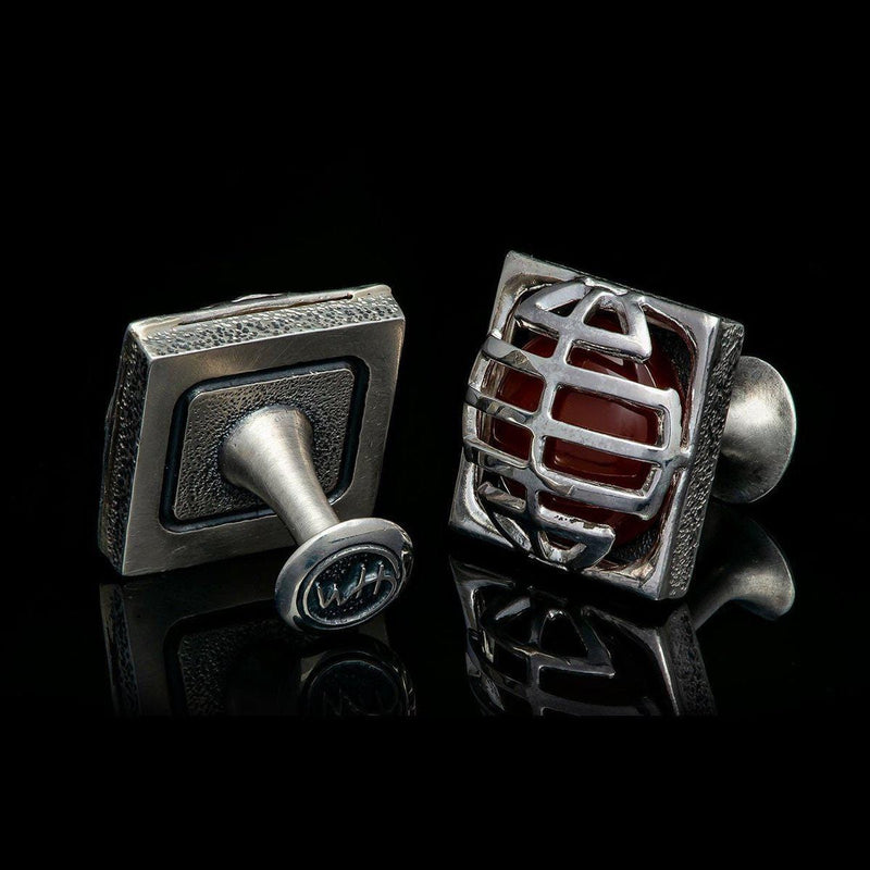 Men's Mask Cufflinks - CL CARN-William Henry-Renee Taylor Gallery
