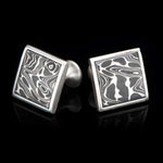 Men's Damascus Duo Cufflinks - CL DAM-William Henry-Renee Taylor Gallery