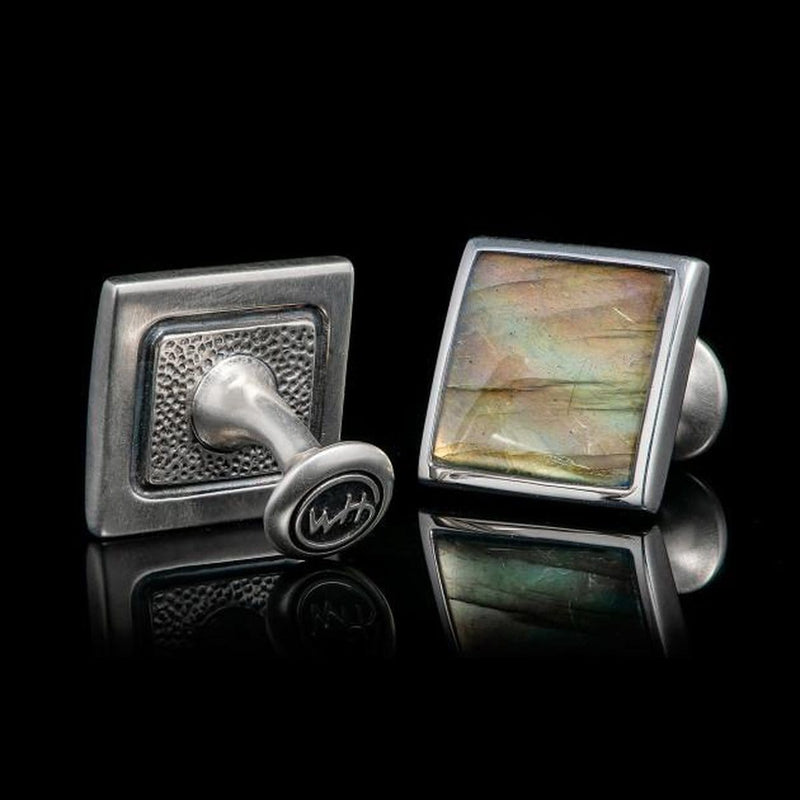 Men's Labradorite Duo Cufflinks - CL LAB-William Henry-Renee Taylor Gallery