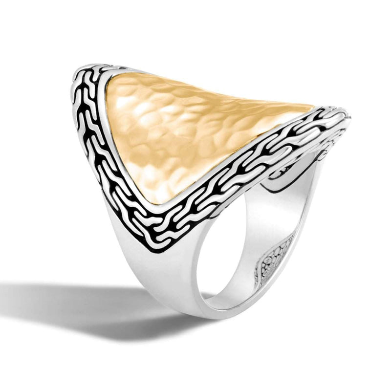 Classic Chain Silver & Gold Ring - RZ96156-John Hardy-Renee Taylor Gallery