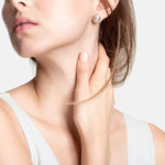 Classic Chain Hammered Gold Silver Heritage Stud Earrings - EZ96150-John Hardy-Renee Taylor Gallery