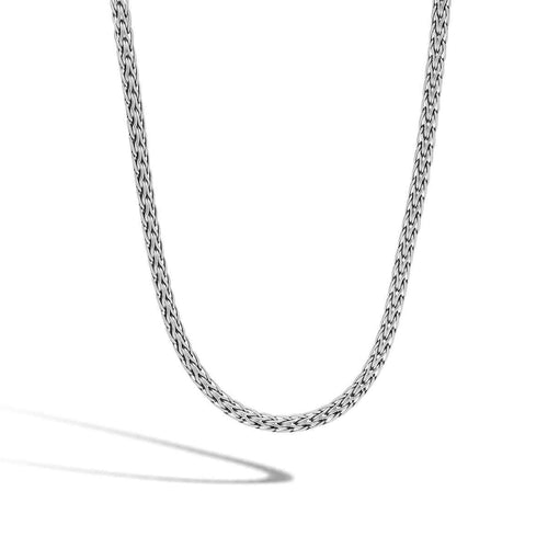 Classic Chain Silver Mini Necklace - NB93C-John Hardy-Renee Taylor Gallery