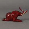 "Classic Seated Elephant"-Loet Vanderveen-Renee Taylor Gallery