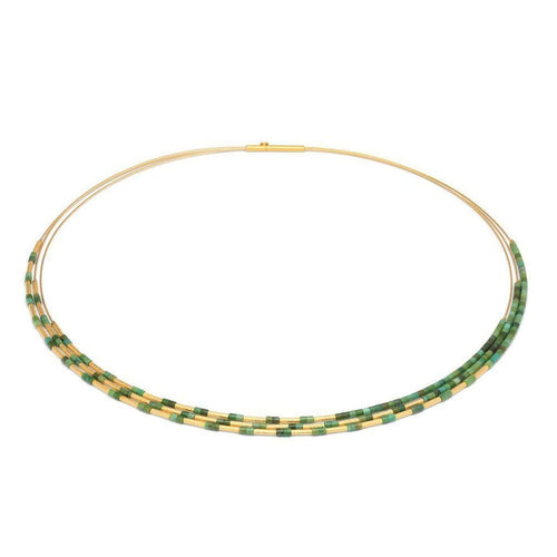 Clea Green Turquoise Necklace - 85375356-Bernd Wolf-Renee Taylor Gallery