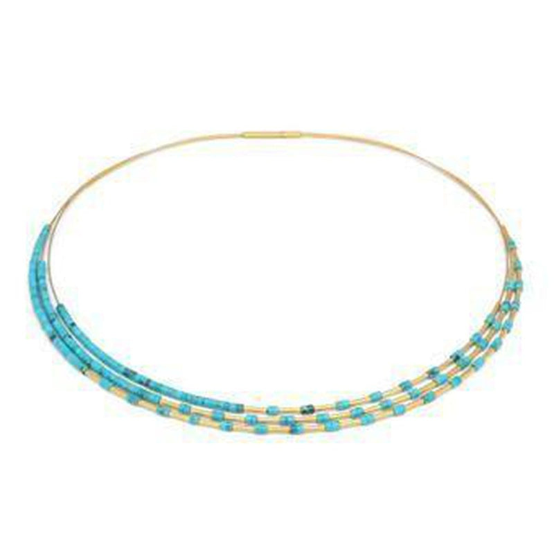 Clea Turquoise Necklace - 85375256-Bernd Wolf-Renee Taylor Gallery