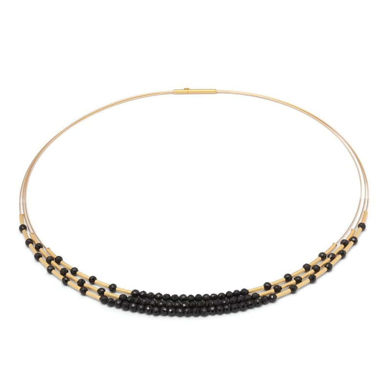 Clema Black Spinel Necklace - 85219496-Bernd Wolf-Renee Taylor Gallery