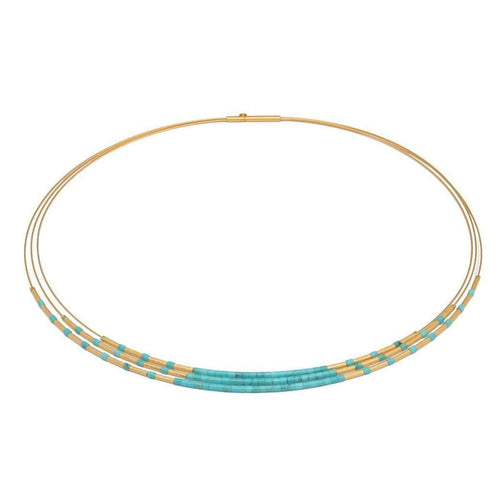 Clema Turquoise Necklace - 85219256-Bernd Wolf-Renee Taylor Gallery