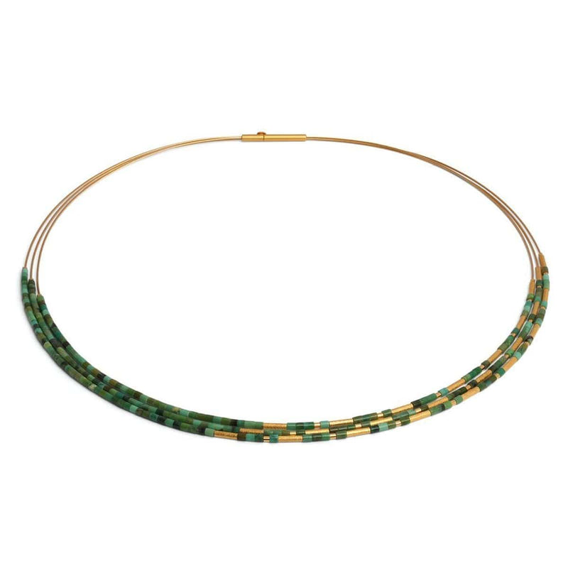 Clia Green Turquoise Necklace - 85231356-Bernd Wolf-Renee Taylor Gallery