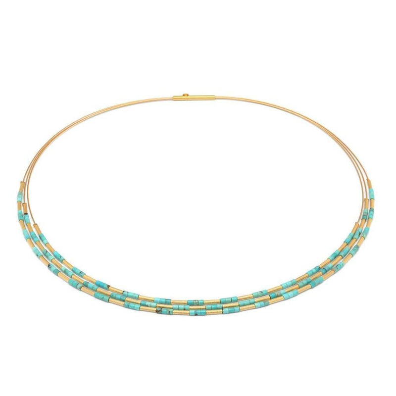 Drea Turquoise Necklace - 85223256-Bernd Wolf-Renee Taylor Gallery