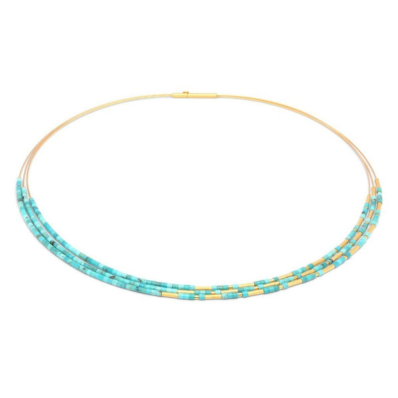 Clia Turquoise Necklace - 85231256-Bernd Wolf-Renee Taylor Gallery