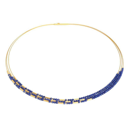 Clini 3 Lapis Lazuli Necklace - 85233236-Bernd Wolf-Renee Taylor Gallery
