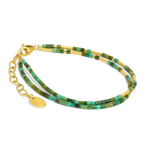 Clini Green Turquoise Bracelet - 82072356-Bernd Wolf-Renee Taylor Gallery