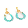 Clini Turquoise Earrings - 15576256-Bernd Wolf-Renee Taylor Gallery