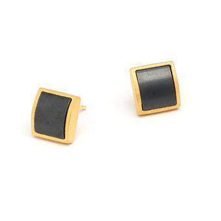 Colina Hematite Pin Earrings - 19229276-Bernd Wolf-Renee Taylor Gallery
