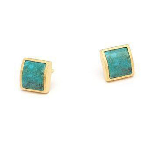 Colina Turquoise Earrings - 19229256-Bernd Wolf-Renee Taylor Gallery