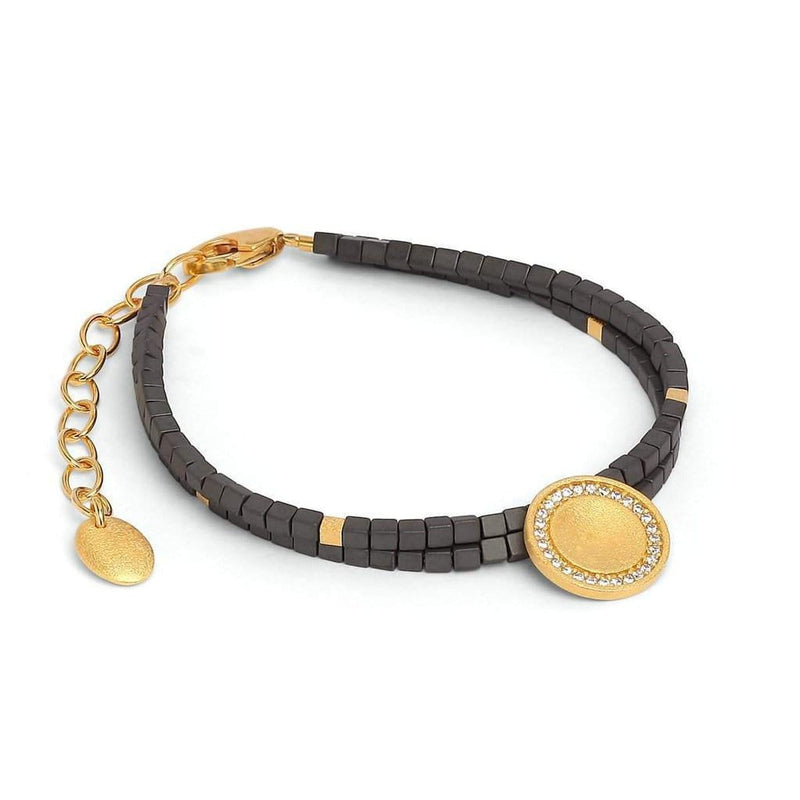 Conelli Hematite Zirconia Bracelet - 82128276-Bernd Wolf-Renee Taylor Gallery