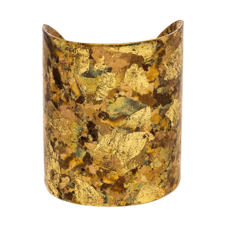 Confetti 3" Gold Cuff - AC140-Evocateur-Renee Taylor Gallery