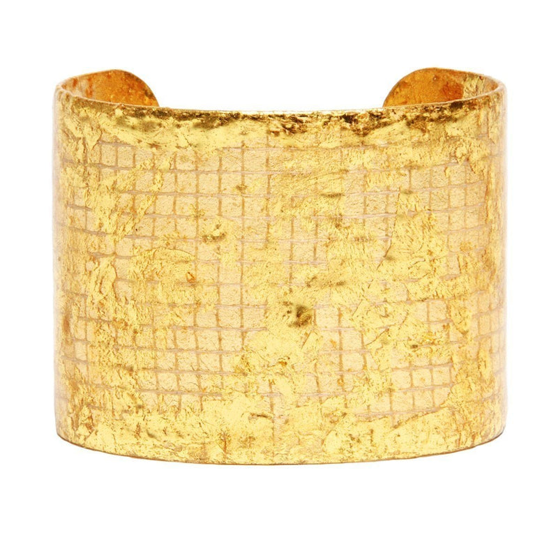 Copenhagen Cuff 2" Gold Cuff - VO133-Evocateur-Renee Taylor Gallery