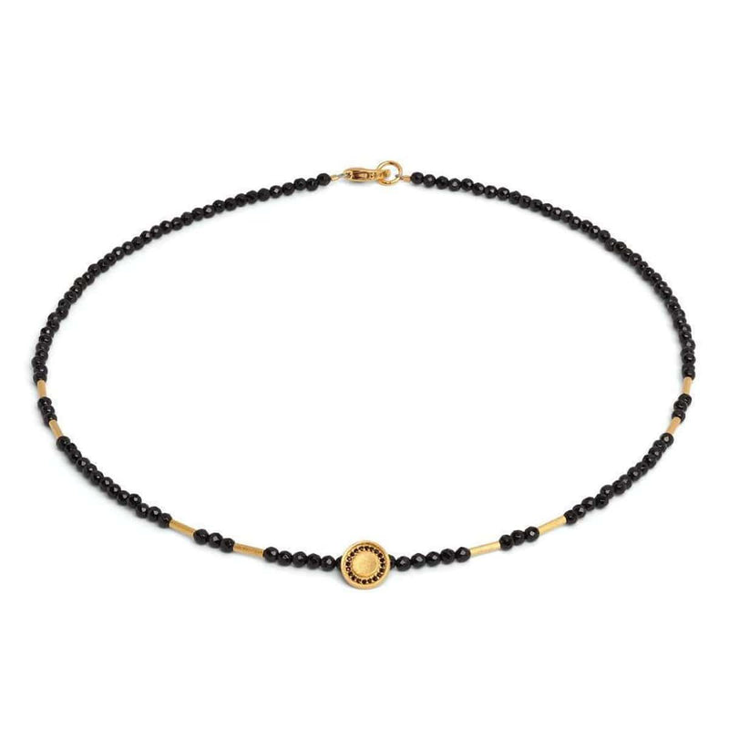 Cory Black Spinel Necklace - 83935496-Bernd Wolf-Renee Taylor Gallery