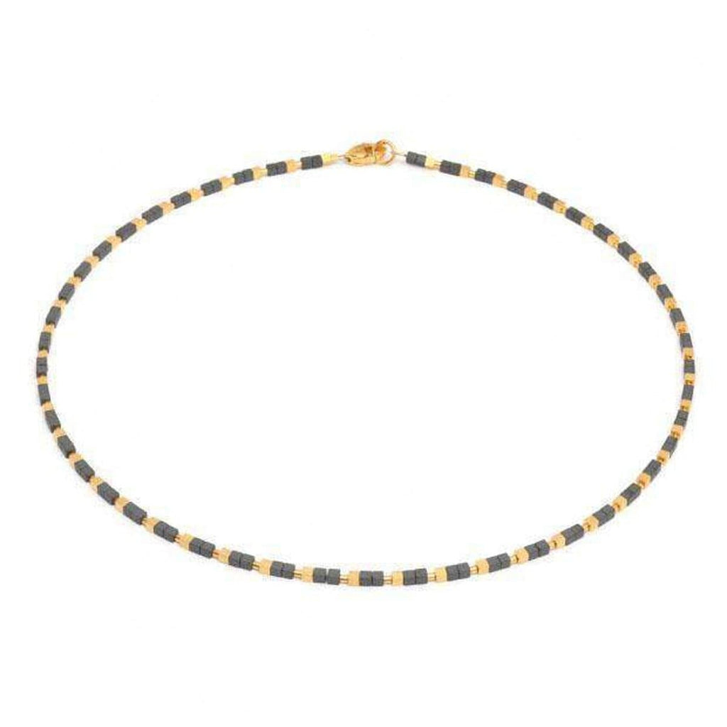 Cudos Hematite Necklace - 84422276-Bernd Wolf-Renee Taylor Gallery