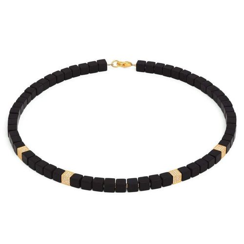 Culeno Onyx Zirconia Necklace - 84494896-Bernd Wolf-Renee Taylor Gallery