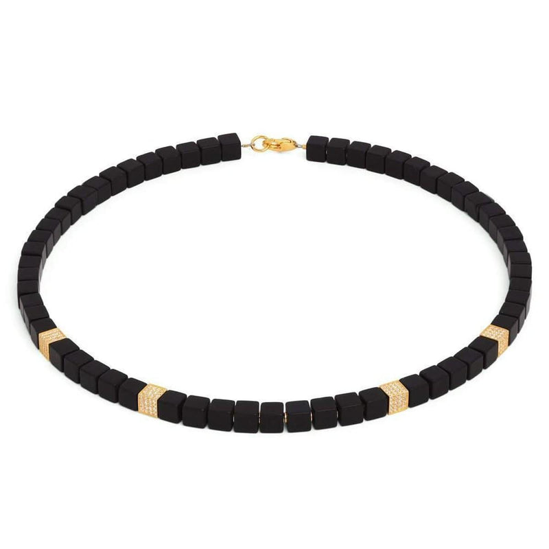 Culeno Onyx Zirconia Necklace - 84494896-Bernd Wolf-Renee Taylor Gallery