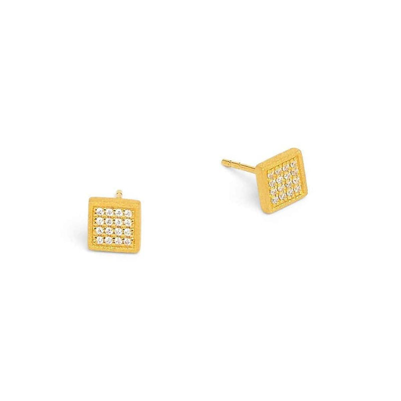 Cuna Zirconia Earrings - 19230156-Bernd Wolf-Renee Taylor Gallery