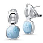 Del Mar Earrings - Edelm00-00-Marahlago Larimar-Renee Taylor Gallery