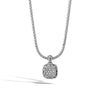 Diamond Pave Small Square Pendant Necklace - NBP992412DI-John Hardy-Renee Taylor Gallery