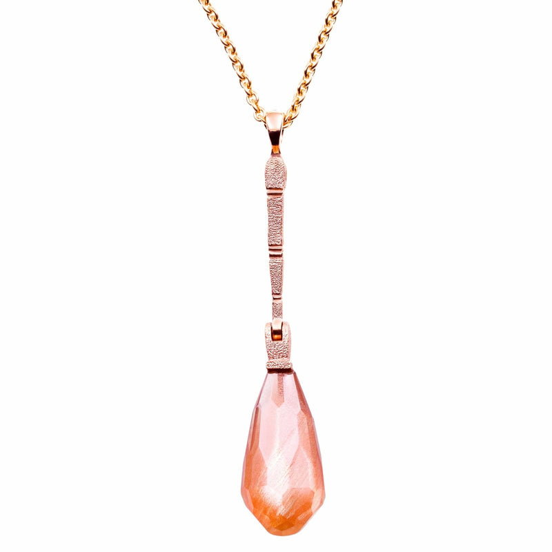 18K Rose Gold Sticks & Stone Pendant Mounting- M-142RM-Alex Sepkus-Renee Taylor Gallery