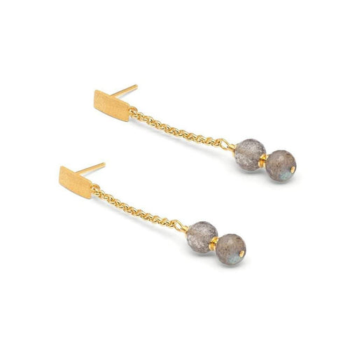 Duas Labradorite Earrings - 15578616-Bernd Wolf-Renee Taylor Gallery