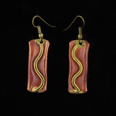 E107r Earrings-Creative Copper-Renee Taylor Gallery