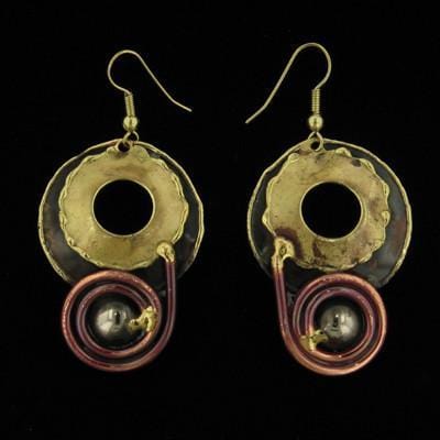E253 Earrings-Creative Copper-Renee Taylor Gallery