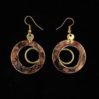 E300aH Earrings-Creative Copper-Renee Taylor Gallery