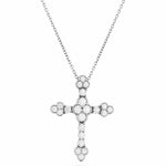 Effervescence Diamond Cross Pendant - HFPEPPCR01108W-Hearts on Fire-Renee Taylor Gallery