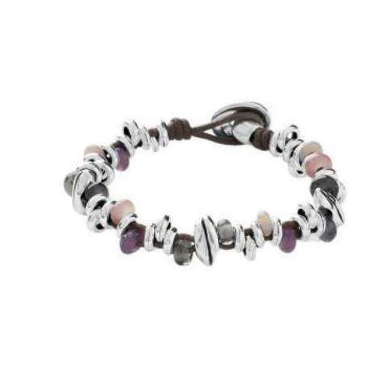 Experience Sterling Silver Plated Bracelet - PUL1615MCLMTL-UNO de 50-Renee Taylor Gallery