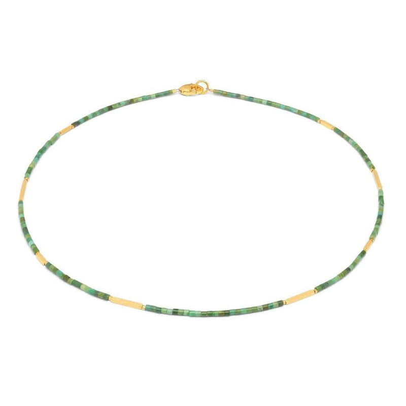 Facella Green Turquoise Necklace - 83924356-Bernd Wolf-Renee Taylor Gallery