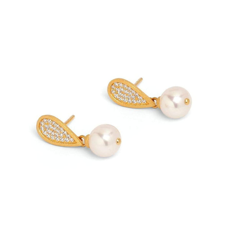 Fontaine Freshwater Pearl Earrings - 15528656-Bernd Wolf-Renee Taylor Gallery