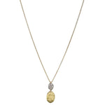 18K Siviglia Diamond Necklace - CB1690 B YW 16.5"-Marco Bicego-Renee Taylor Gallery