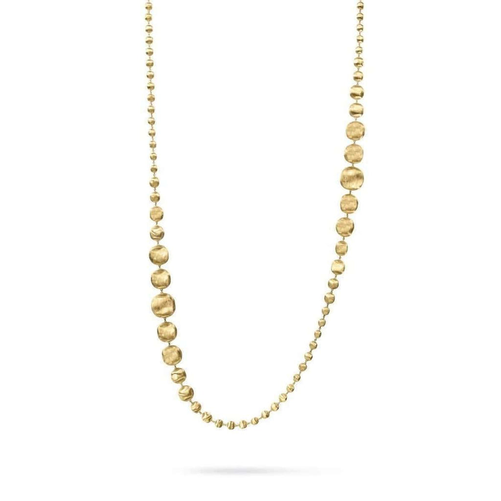 18K Africa Large Graduated Necklace - CB1494 Y 36"-Marco Bicego-Renee Taylor Gallery