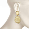 18K Lunaria Large Double Drop Earrings - OB1347 Y-Marco Bicego-Renee Taylor Gallery