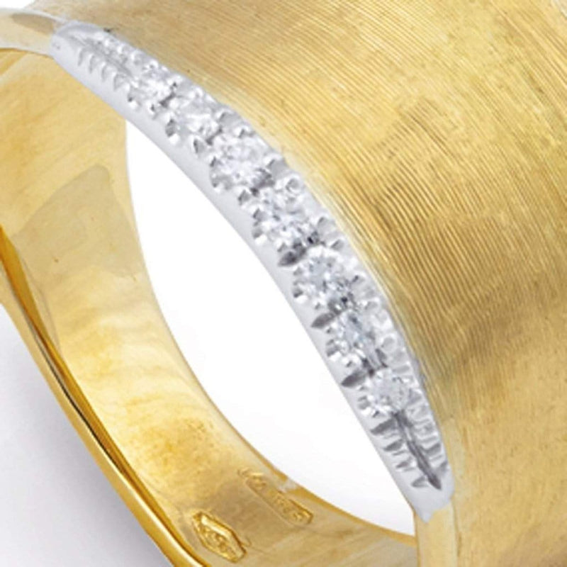 18K Lunaria Diamond Ring - AB550 B YW-Marco Bicego-Renee Taylor Gallery