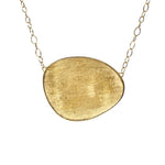 18K Lunaria Horizontal Pendant Necklace - CB1770 Y 16.5"-Marco Bicego-Renee Taylor Gallery