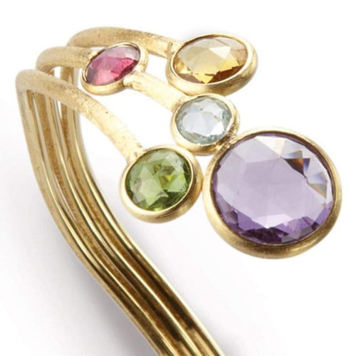 18K Jaipur Mixed Gemstone Bangle - SB51 MIX01 Y-Marco Bicego-Renee Taylor Gallery