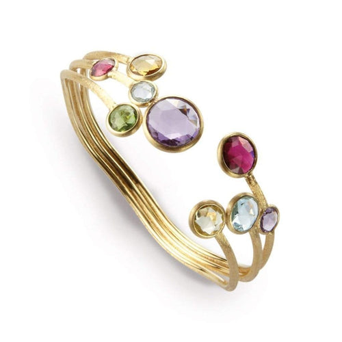 18K Jaipur Mixed Gemstone Bangle - SB51 MIX01 Y-Marco Bicego-Renee Taylor Gallery