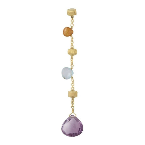 18K Paradise Multi Stone Drop Earrings - OB1431 MIX01 Y-Marco Bicego-Renee Taylor Gallery