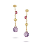 18K Paradise Mixed Gemstone Earrings - OB1430 MIX01 Y-Marco Bicego-Renee Taylor Gallery
