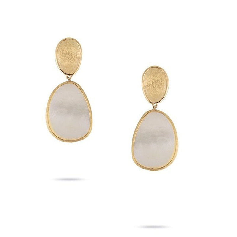 18K Lunaria Mother of Pearl Earrings - OB1403 MPW Y-Marco Bicego-Renee Taylor Gallery