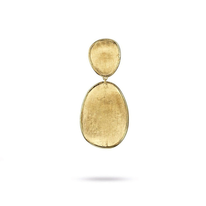 18K Lunaria Small Double Drop Earrings - OB1345 Y-Marco Bicego-Renee Taylor Gallery