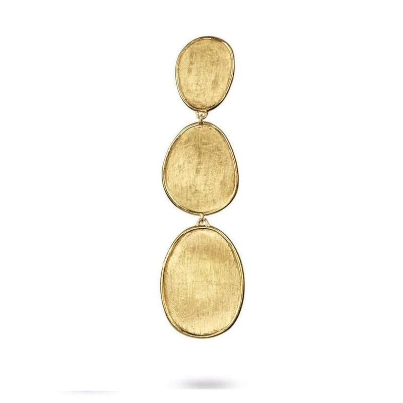 18K Lunaria Small Triple Drop Earrings - OB1349 Y-Marco Bicego-Renee Taylor Gallery